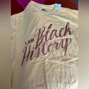 Target Cream T-Shirt with Black History Print